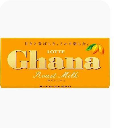 LOTTE GHANA ROAST MILK CHOCOLATE