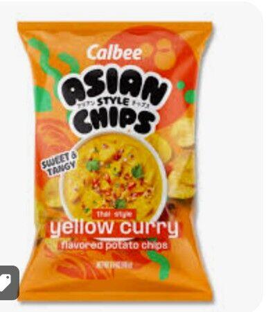 CALBEE ASIAN CHIPS YELLOW CURRY