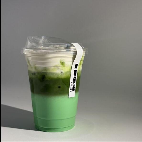 Pandan Matcha Latte (Sea Salt cream contains dairy)