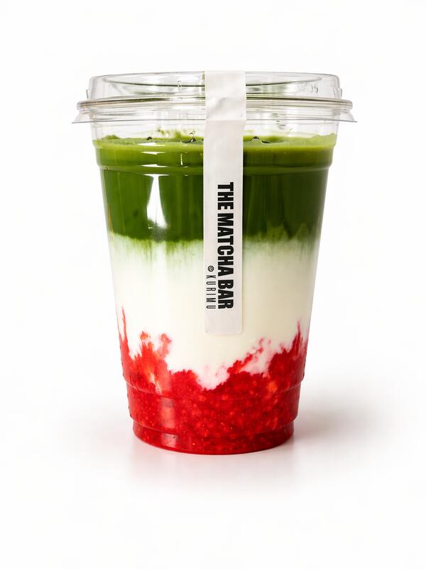 Strawberry Matcha Latte